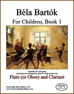 Bartok ForChildren Bk1 fl cl nsm