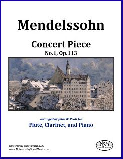 Mendelssohn Op-113 fl-cl-pf nsm