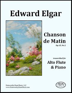 elgar chanson-de-matin afl-and-pf nsm